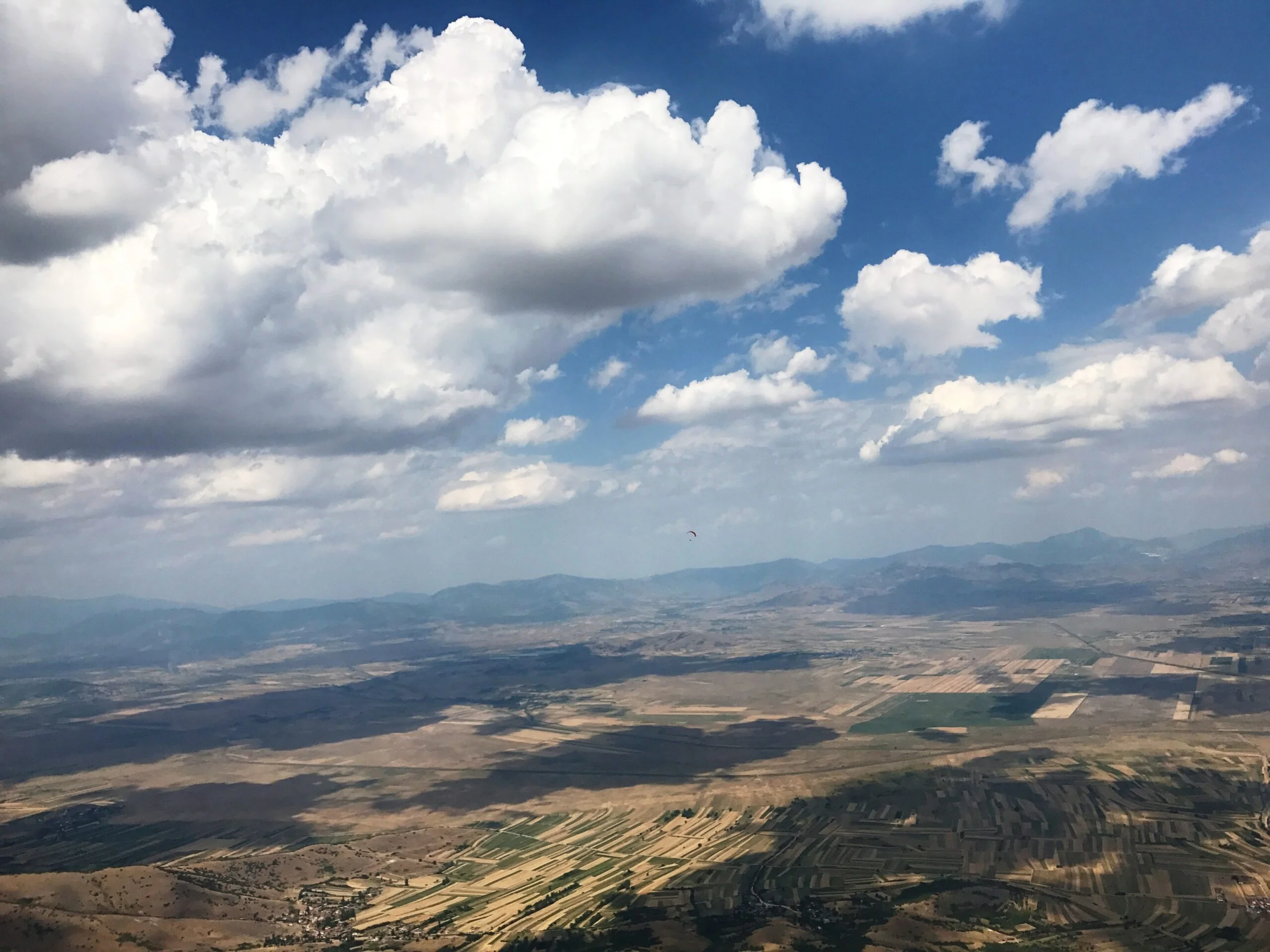 Streckenflugcamp Wolkenstrasse Gleitschirme im Flachland